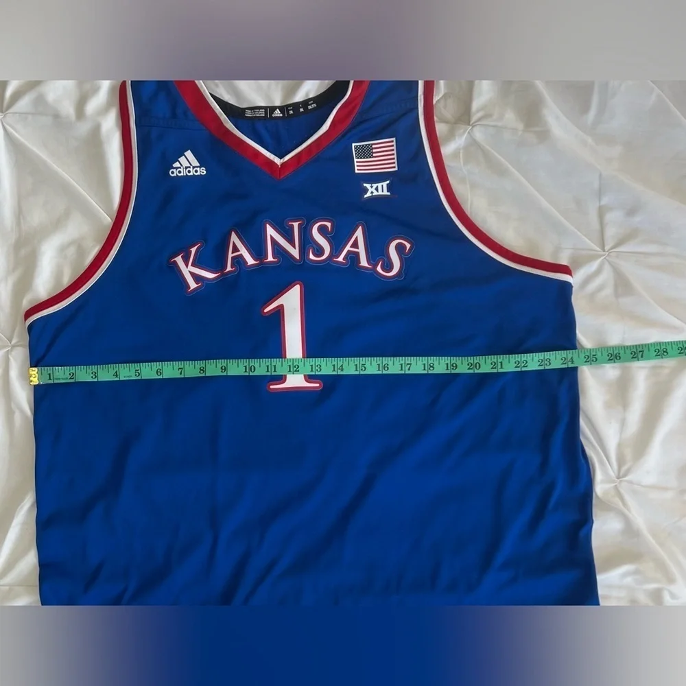 Kansas Jayhawks Adidas Team Basketball Jersey